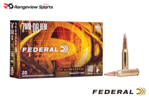 Federal Fusion 7Mm-08 Rem Rifle Ammo, 140Gr Sp - 20Rds