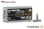 Federal Personal Defense Punch 22 LR Ammo, 29Gr NPFN - 50Rds