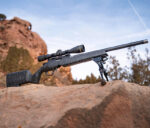 Christensen Arms Ranger 22 LR Bolt Action Rimfire Rifle, 18'' Carbon Fiber Barrel 1:16 Twist - Black w/ Grey Webbing - Image 3