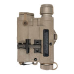 SomoGear PEQ-15 FP Airsoft Aiming Laser, Green Visible/IR/Illuminator - Tan - Image 2