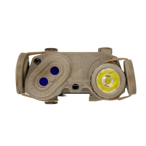 SomoGear-PEQ-15-UHP-version-Airsoft-Aiming-Laser-Flashlight-Lens-View-1.jpg Somogear Peq-15 Fp Airsoft Aiming Laser, Green Visible/Ir/Illuminator - Tan - Image 3