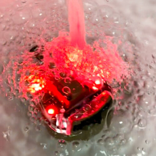 Somogear Hel-Star 6 Waterproof Helmet Light - Red + Ir - Image 2