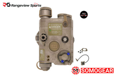SomoGear PEQ-15 Airsoft Aiming Laser IR Laser Flashlight - Tan