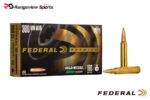 Federal Gold Medal 300 Win Mag Rifle Ammo, 190gr Sierra MatchKing BTHP - 20Rds