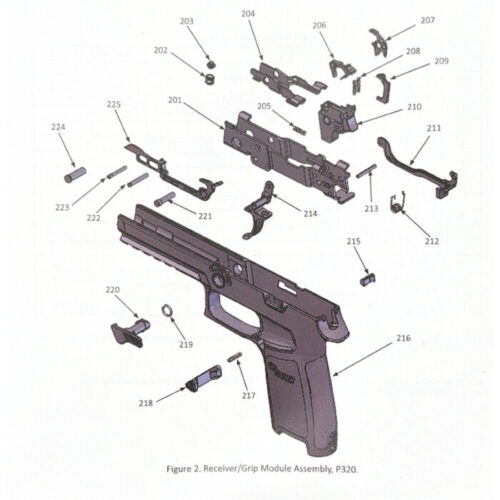 Sig Sauer P320 Genuine Parts: Sear Pivot Pin - Image 2