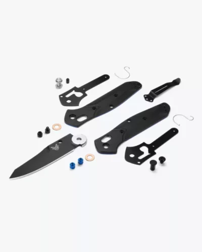 Benchmade Mini Osborne 945BK-1 Folding Knife - Black & Blue G10 - Image 5