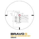SIG Sauer BRAVO5 5x30mm Battle Sight, 5.56/7.62 Horseshoe Dot Illuminated Reticle - Image 2