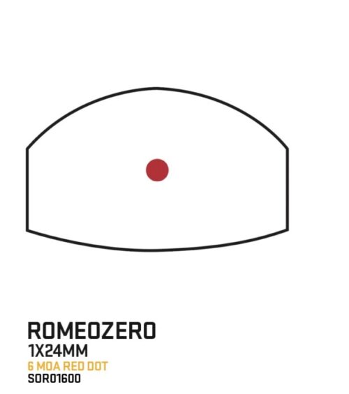 ROMEOZERO-1X24MM-RETICLE-1.jpg Sig Sauer Romeo Zero Red Dot Sight, 6 Moa - Image 2
