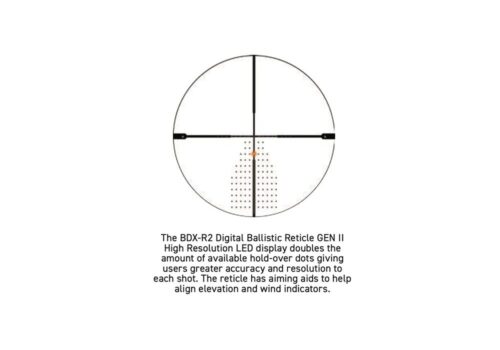 Sig Sauer Sierra6 Bdx 3-18X44Mm Sfp Riflescope, 30Mm Tube Bdx-R2 Digital Ballistic Illuminated Reticle Moa - Image 2