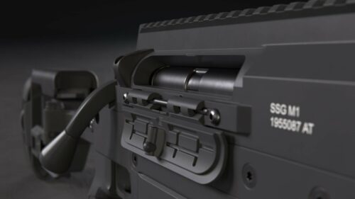 Steyr Arms Ssg M1 Multi-Caliber Bolt Action Sniper Rifle, 338 Lapua Mag 28'' Barrel - Black - Image 5