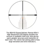 SIG Sauer SIERRA6 BDX 2-12x40mm SFP Riflescope, 30mm Tube BDX-R2 Digital Ballistic Illuminated Reticle MOA - Image 2