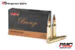 PMC Bronze 308 Win Rifle Ammo, 147Gr FMJBT - 20Rds