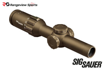 SIG Sauer TANGO6T 1-6x24mm SFP Riflescope, 30mm Tube FL-6 HELLFIRE Illuminated Reticle - FDE