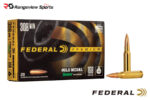 Federal Premium Gold Medal 308 Win Rifle Ammo, 168Gr Sierra MatchKing BTHP- 20Rds
