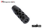 Sako Conical Muzzle Brake for 7.8mm/30 Cal M14x1 - Blued