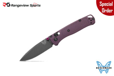*Special Order* Benchmade Mini Bugout 533GY-09 Folding Knife, Dark Purple Grivory
