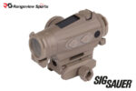 SIG Sauer ROMEO4T Red Dot Sight, 2 MOA Ballistic Circle Dot - FDE