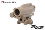 SIG Sauer ROMEO4XT-PRO Red Dot Sight, 2 MOA Ballistic Circle Dot - FDE