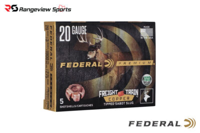 Federal Premium Freight Train Copper Tipped Sabot Slug, 20Ga 3'' 275gr 1900FPS - 5Rds