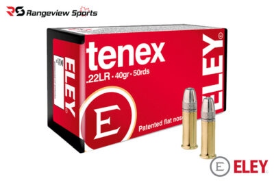 Eley Tenex 22 LR Rimfire Ammo, 40Gr FN - 50Rds