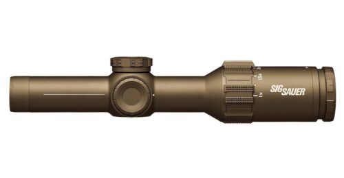 Sig Sauer Tango6T 1-6X24Mm Ffp Riflescope, 30Mm Tube 5.56/7.62 Horseshoe Dot Illuminated Reticle - Fde - Image 4