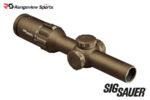 SIG Sauer TANGO6T 1-6x24mm FFP Riflescope, 30mm Tube DWLR6 Illuminated Reticle - FDE