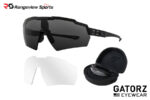 Gatorz BlastShield Protective Shooting Glasses, MILSPEC Ballistic Lens, Smoke & Clear Bundle - Black