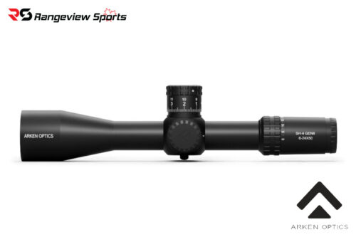 Arken Optics Sh4J 6-24X50Mm Ffp Riflescope, 34Mm Tube Mil Vhr Illuminated Reticle W/ Zero Stop