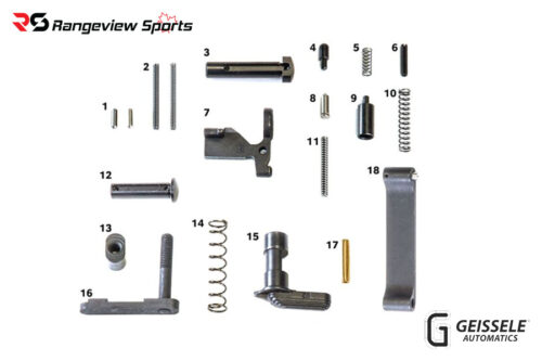 Geissele Standard Lower Parts Kit (LPK) for AR15/M4 Geissele Standard Lower Parts Kit (Lpk) For Ar15/M4