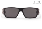 Gatorz Specter Protective Shooting Glasses, MILSPEC Ballistic Lens, Smoke w/ Anti-Fog - Black - Image 2
