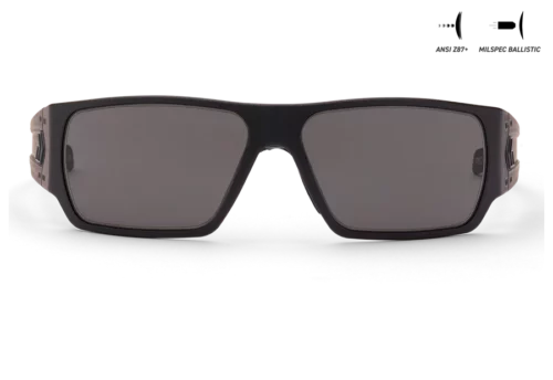 Gatorz Specter Protective Shooting Glasses, Milspec Ballistic Lens, Smoke W/ Anti-Fog - Black - Image 2