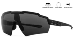 Gatorz BlastShield Protective Shooting Glasses, MILSPEC Ballistic Lens, Smoke & Clear Bundle - Black - Image 4