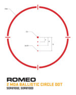 SIG Sauer ROMEO8T Red Dot Sight, 2 MOA Ballistic Circle Dot - Image 3