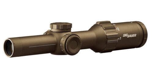 t6t-front-left.jpg Sig Sauer Tango6T 1-6X24Mm Ffp Riflescope, 30Mm Tube Dwlr6 Illuminated Reticle - Fde - Image 2