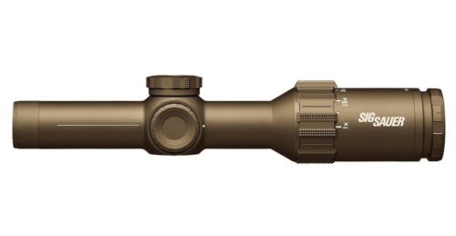 t6t-left.jpg Sig Sauer Tango6T 1-6X24Mm Ffp Riflescope, 30Mm Tube Dwlr6 Illuminated Reticle - Fde - Image 4
