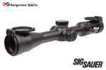 SIG Sauer WHISKEY4 4-16x44mm FFP Riflescope w/ Locking Turret Zero Stop, 30mm Tube MOA Milling Hunter 2.0 Reticle
