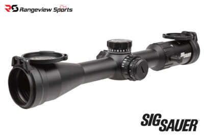 SIG Sauer WHISKEY4 4-16x44mm FFP Riflescope w/ Locking Turret Zero Stop, 30mm Tube MOA Milling Hunter 2.0 Reticle