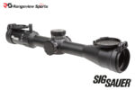 SIG Sauer WHISKEY4 4-16x44mm FFP Riflescope w/ Locking Turret Zero Stop, 30mm Tube MOA Milling Hunter 2.0 Illuminated Reticle
