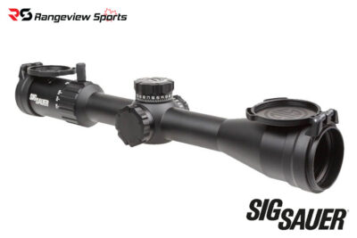 SIG Sauer WHISKEY4 4-16x44mm FFP Riflescope w/ Locking Turret Zero Stop, 30mm Tube MOA Milling Hunter 2.0 Illuminated Reticle