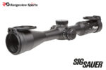 SIG Sauer WHISKEY4 5-20x50mm FFP Riflescope w/ Locking Turret Zero Stop, 30mm Tube MOA Milling Hunter 2.0 Reticle