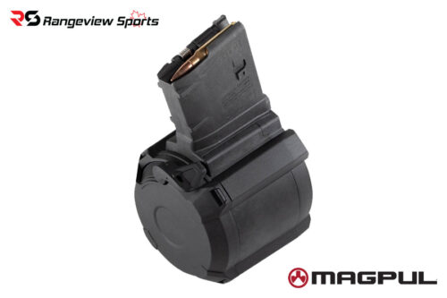 Magpul Pmag D-50 Lr/Sr Gen M3 Drum Magazine For Ar10/Sr25, 308/7.62 - 5/50Rd