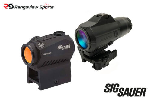 SIG Sauer ROMEO5 2 MOA Red Dot Sight & JULIET3 3x Magnifier Combo Sig Sauer Romeo5 2 Moa Red Dot Sight &Amp;Amp; Juliet3 3X Magnifier Combo