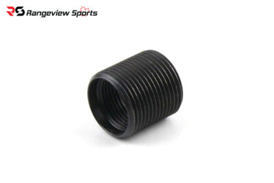 TNA Shoulderless Muzze Thread Adapter, 1/2x28 to 5/8x24, 5/8'' Length - Steel