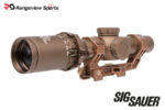 SIG Sauer TANGO6T S-VPS Kit, 1-6x24mm SFP LPVO Riflescope, 30mm Tube FL-6 Hellfire Illuminated Reticle - FDE