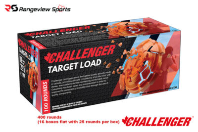 Challenger First Class Target Load, 12Ga 2 3/4" #8 Shot 1 1/8oz 1200FPS - 400Rds