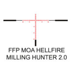 SIG Sauer WHISKEY4 4-16x44mm FFP Riflescope w/ Locking Turret Zero Stop, 30mm Tube MOA Milling Hunter 2.0 Reticle - Image 2