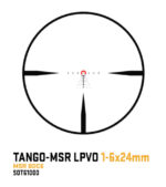 SIG Sauer TANGO-MSR 1-6x24mm SFP LPVO Riflescope, 30mm Tube MSR BDC6 Illuminated Reticle - Coyote - Image 2