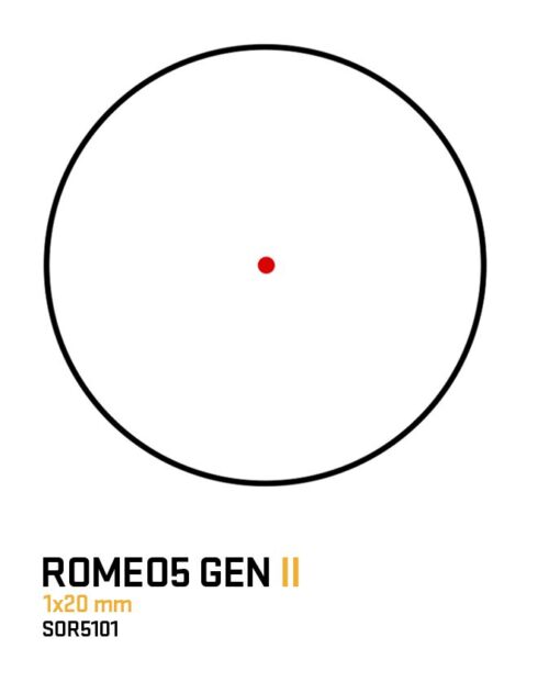 Sig Sauer Romeo5 Gen Ii Compact Red Dot Sight, 2 Moa Red Dot - Black - Image 2