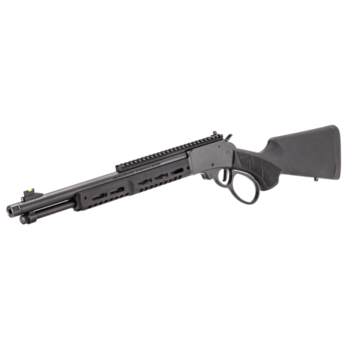 14194-sw-Stealth-Rifle-3Q-Left__32561.webp Smith &Amp; Wesson 1854 357 Mag Lever Action Rifle 16.3'' Barrel - Stealth Hunter Black - Image 4