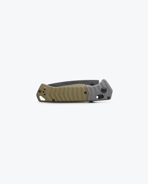 Benchmade Psk 593Bk Gray &Amp; Od Green G10  Folding Knife W/ Open Assist - Image 2